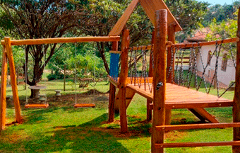 Playgrounds de Eucalipto são mais resistentes e duráveis